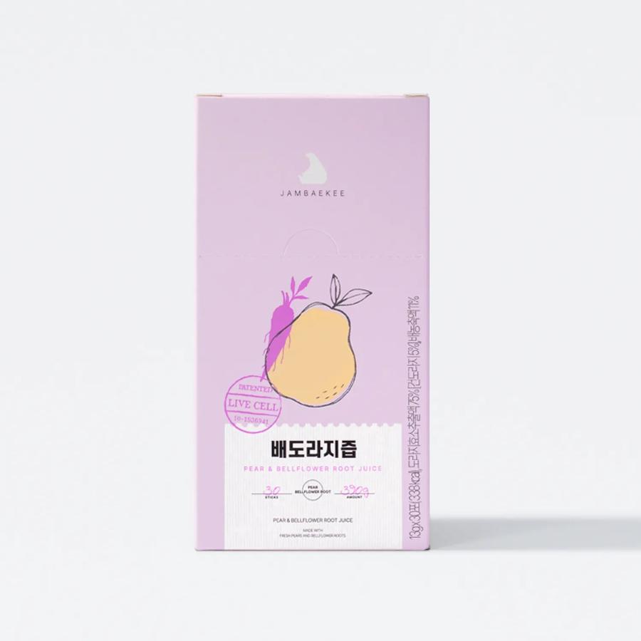 JAMBAEKEE Pear & Bellflower Root Juice 13g x 30 pieces*2box 13g x 30 pieces*2box