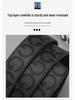 Men's Casual Patchwork Faux Leather Waist Belt with Letter Pattern