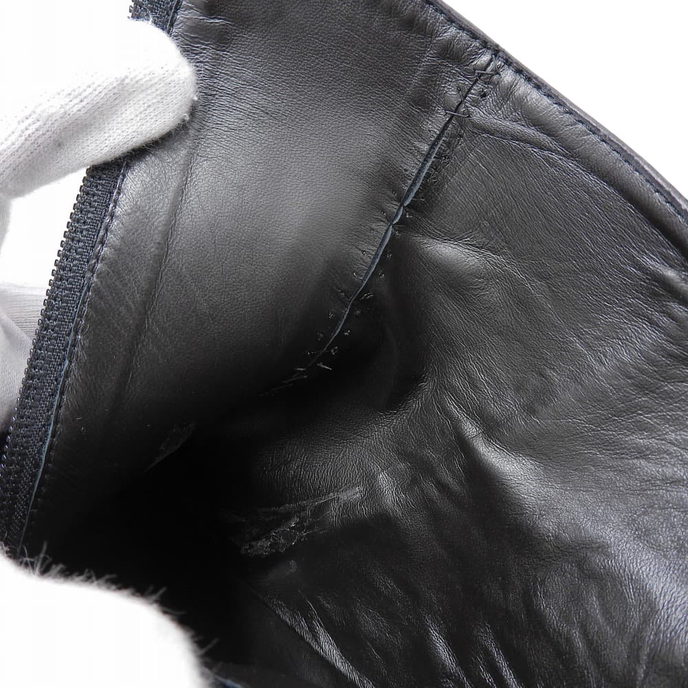 Luca Grossi Low-heeled Short Boots, Women's, Black, Size 36, H427T Shoes 36 blackUsed