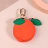 Mini Cherry Fruit Shape Coin Purse Strawberry Cute Pu Leather Pendant Korean Style Keychain Earphone Bag Mini Storage Bag
