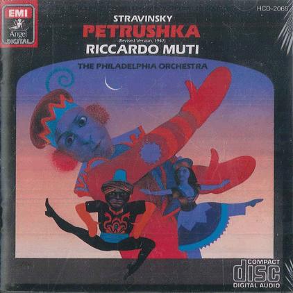 CD RICCARDO MUTI PHILADELPHIA ORCHEST  Stravinsky Petrushka Revised Versi HCD2065 ANGEL 198 Japan Classical Used