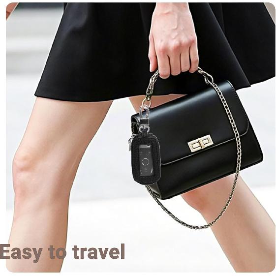 Yuoyar Premium Leather Key Fob Case - Universal Car Key Holder