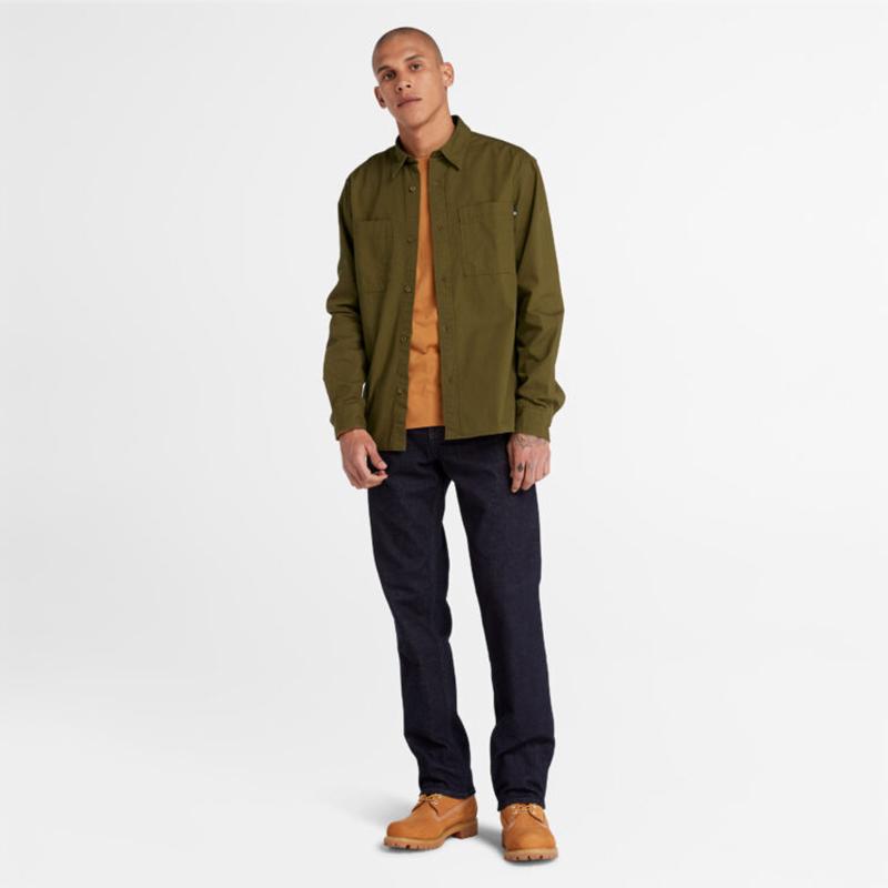 Timberland Shirt Men's Olive Green A2AV8-302