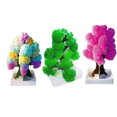 קריסטל גדל קסום עץ נייר חג המולד עץ חג המולד נפתח עץ נייר פתית שלג קישוט