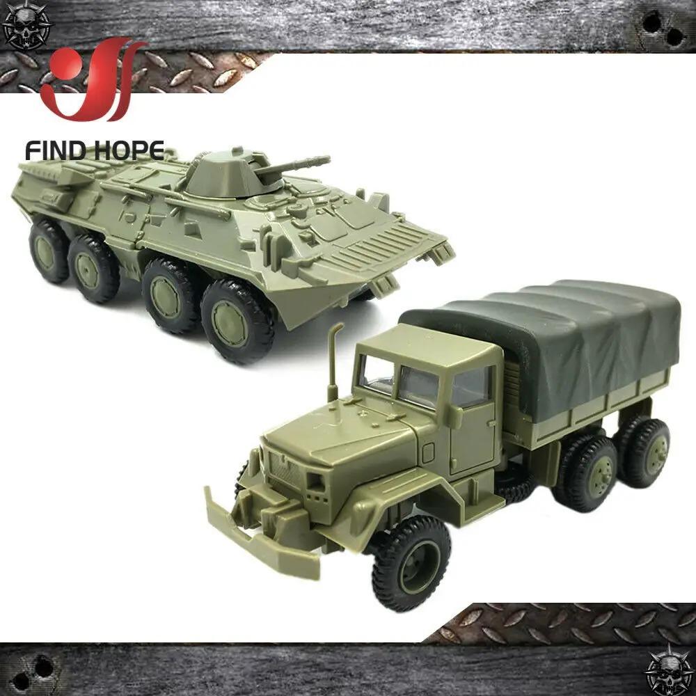 1:72 BTR-80 Transporter opancerzony M35 Ciężarówka towarowa M1046 KFZ.305 BLITZ Klocki do składania Model pojazdów wojskowych Armia