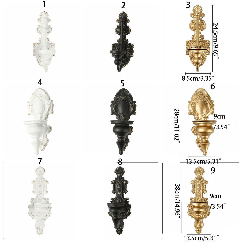 Decorative Nordic Tealight Stand Iron Art Metal Candlesticks Wall Mounted Candle Holder  Home Decor