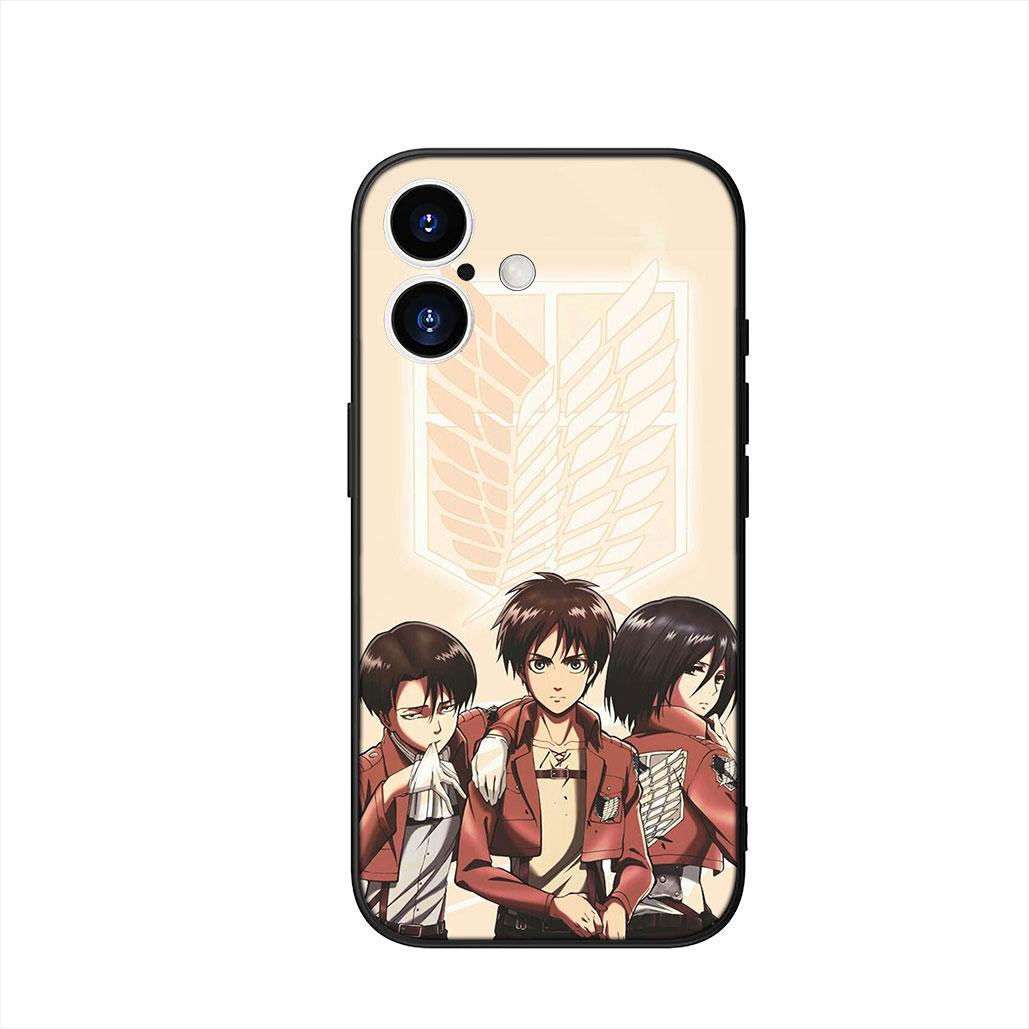 

Attack on titan Eren Jaeger levi Phone Cover Case for OPPO A18 A16 A17 A38 A54 A40 A60 A80 A78 A79 A57 A55 A96 A15 A12 Casing OPPO A16