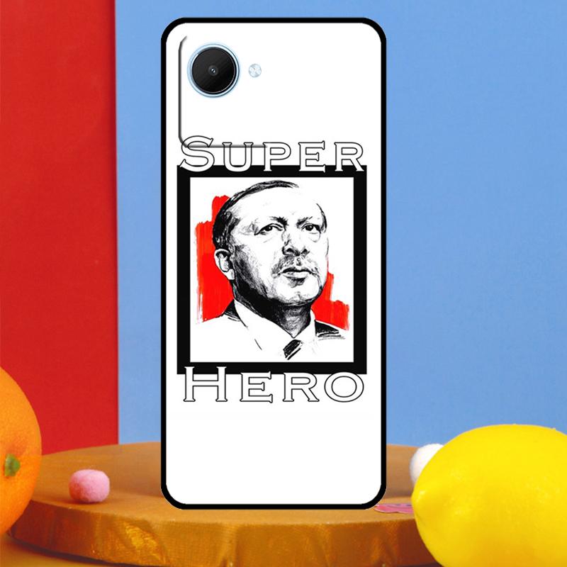 

Turkey Recep Tayyip Erdogan For Realme 15 Pro 13 12 11 10 14 Pro Plus C65 C67 C63 C61 C55 C51 C53 C35 C75 GT6 GT7 Case Realme C65 4G