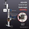 Infrared Wall-Mounted Universal Woodworking Bracket with Round Rod