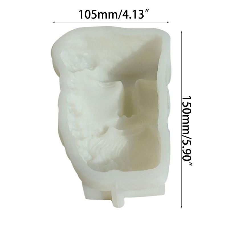 Statue Candle Silicone Mold for Making Candle Soap Plaster Ornament