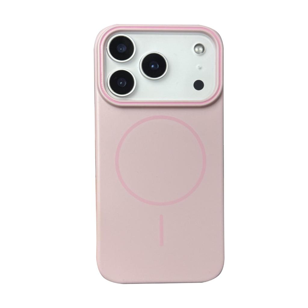 Magnetische Weiche Hülle für Apple 17 Pro Max/16 Pro - Einfarbige Hülle mit großem Fenster & Erhöhtem Schutz