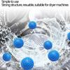 6Pcs 6.5cm Laundry Dryer Balls Lint Catcher for Washing Machine Tangle-Free Washer Balls