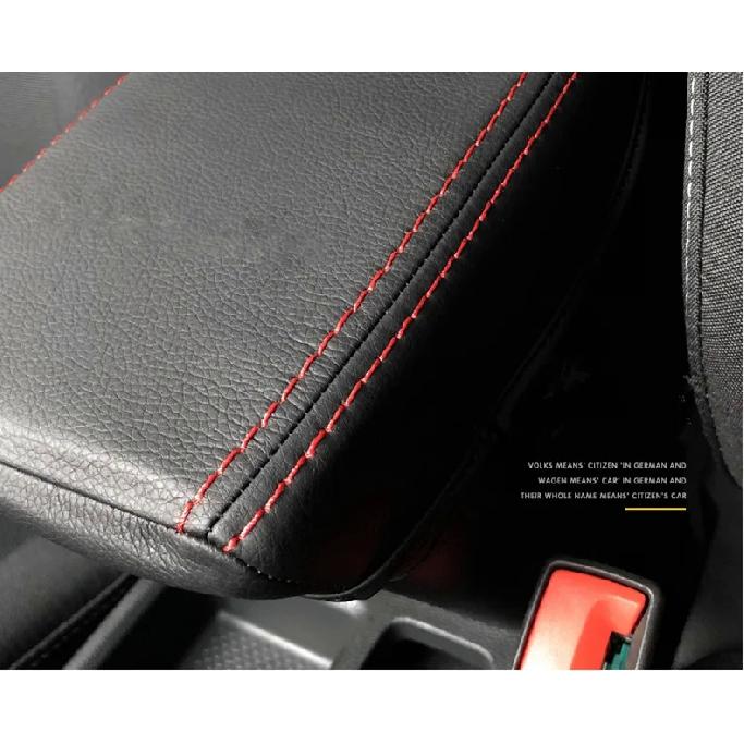 Car Armrest Box Cover For Polo MK6/Ibiza Typ 6F/Arona SUV 2018   Car Central Control Armrest Storage Box Pad