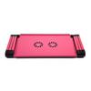 360 Degrees    Foldable Laptop Desk Table Stand Holder wCelsius Cooling Dual Fan Mouse Boad Black