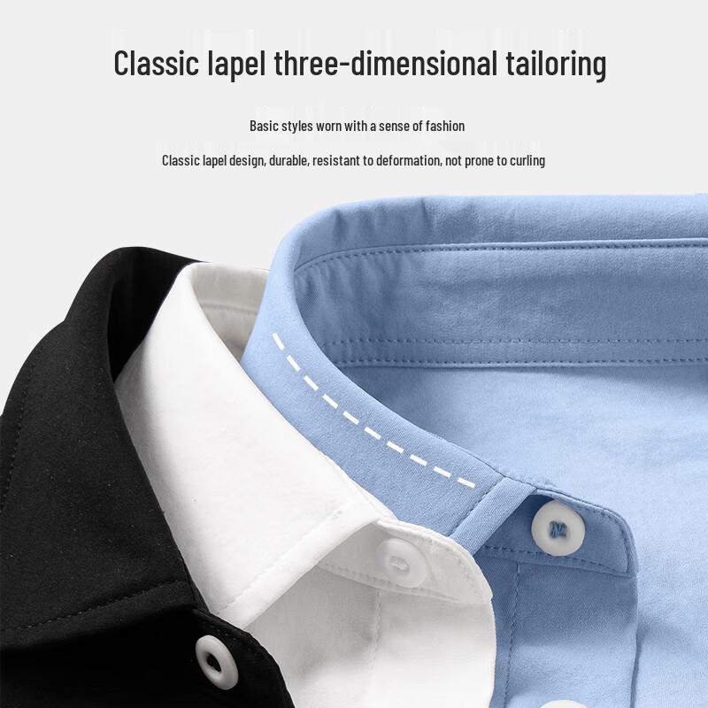 JEANSWEST LIFE Men's Ice Silk Casual Short Sleeve Shirt