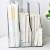 Schreibtisch Buchstützen Klar Buchstützen Zeitschriftenständer Dokumentenorganisatoren Platzsparend Zeitschriftenständer Buchstütze für Büro