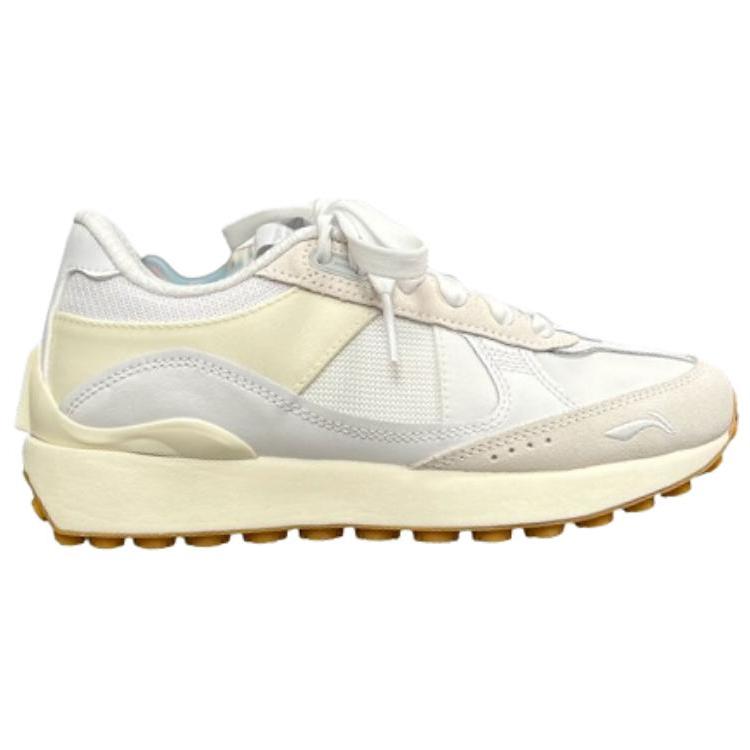 Li-Ning Comfortable Versatile Wear-Resistant Breathable Low-Top Casual Shoes Men sneaker Off-White AGCU178-2