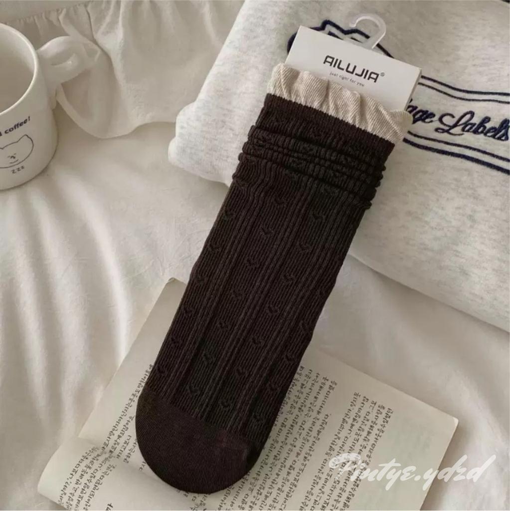 Lace Is Beautiful, Autumn Retro Socks, Women Are Boneless, Girls Are Too Stunning, Piles Of Socks, Korean Small