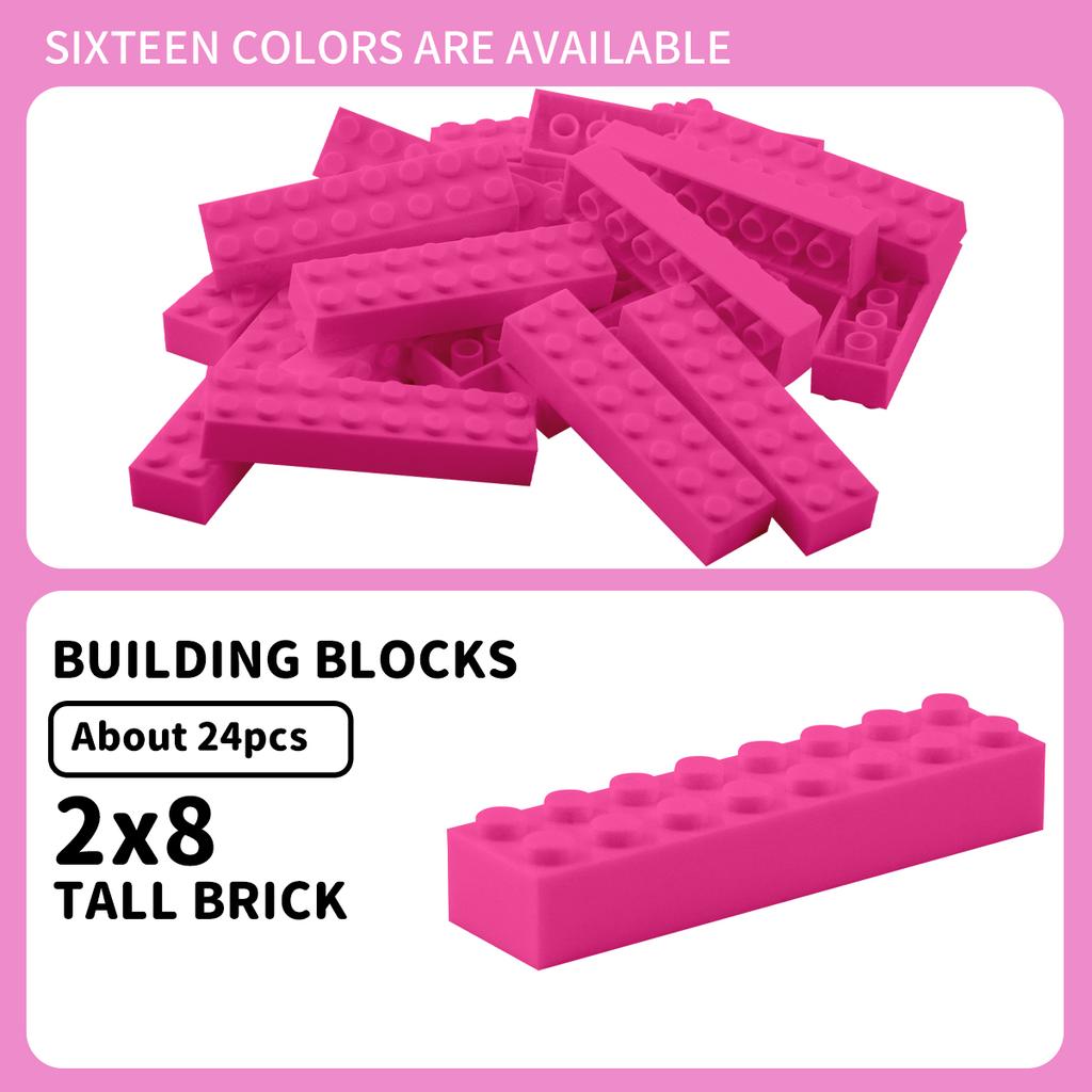 Non-Toxic 100G 2X8 High Brickbuilding Blocks Thick Figuresbricks Dots Educational Creative Sizecompatible With Plastic Toys Forchildren