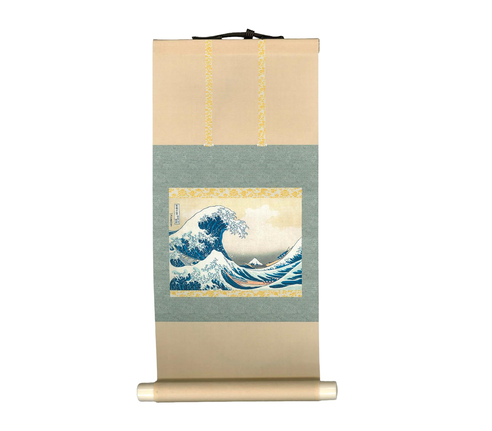 Castle Enterprise Mini Hanging The Great Wave off Kanagawa x Width Scroll (Length 30.2cm 9.3cm)