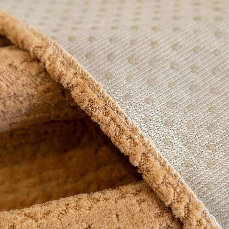 New Snowflake Ni Sofa Cushion, All-Season Non-Slip Seat Cushion, High-Grade Leather Sofa Cover Cover Cloth Towel