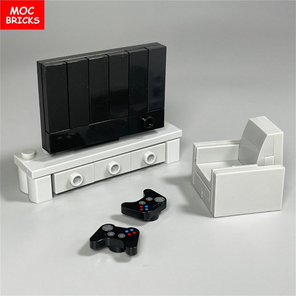 Non-Toxic Moc Bricks Mini Gamepad About 1Cm Utensil Video Controller Building Blocks 6275176 53118Pb01 Room House Decoration Kids Toys