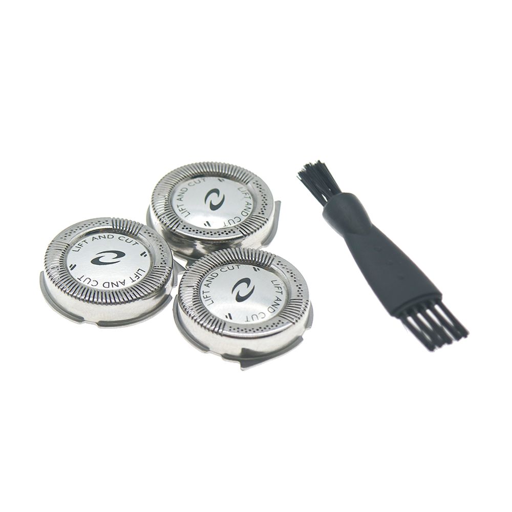3 Pieces Razor Blades and Heads for Philips HQ8 with Cleaning Brush, Fit PT735 PT860 PT870 AT890 8895XL 8894XL