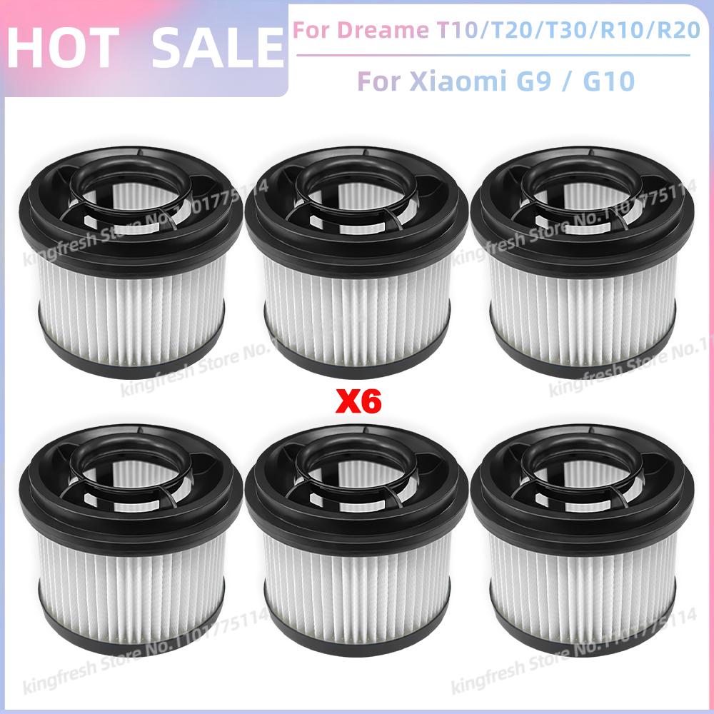 Fit For Dreame T10 / T20 / T20 Pro / T30 / T30 Neo / R10 / R10 Pro / R20, Xiaomi G9 / G10 Replacement Parts Pre Post Filter
