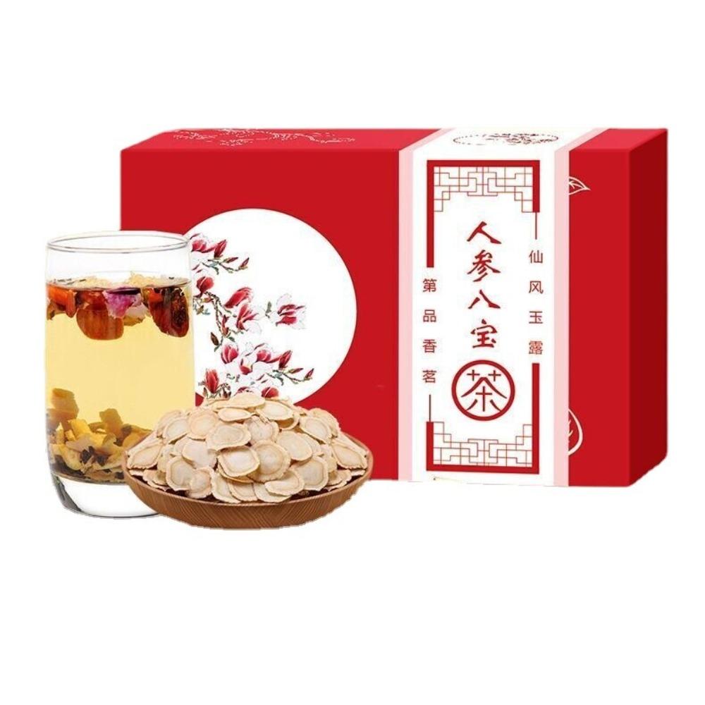 120g Ginseng & Herbal Tea Blend with Red Dates, Hawthorn, Wolfberry
