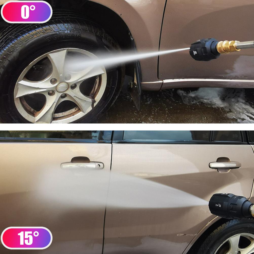 

5 в 1 G 1 4-дюймовые насадки для мойки высокого давления, адаптер для мойки автомобиля, многоугольный очиститель высокого давления