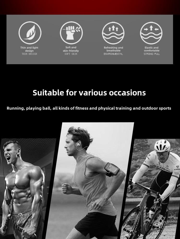 Men's Elastic Quick-Dry Long Sleeve for Autumn/Winter Training, Cycling, and Running
