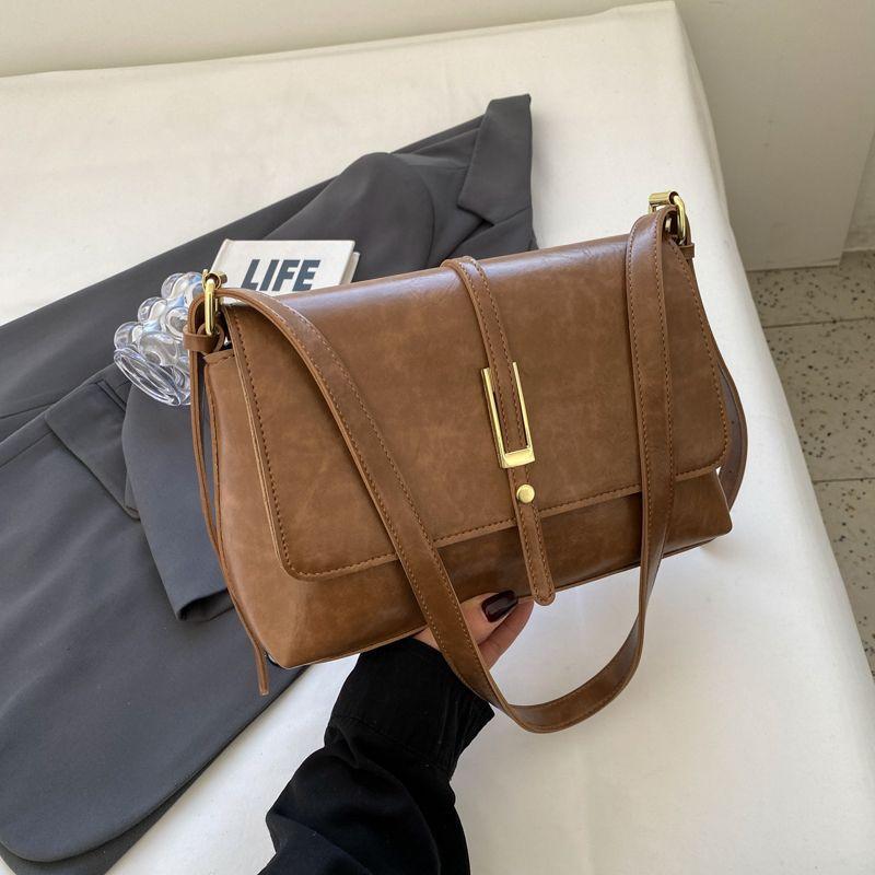 Premium Sense Retro Fashion Women's Bags Niche Trend Underarm Bags Versatile Large Capacity Original Messenger Small Square Bag