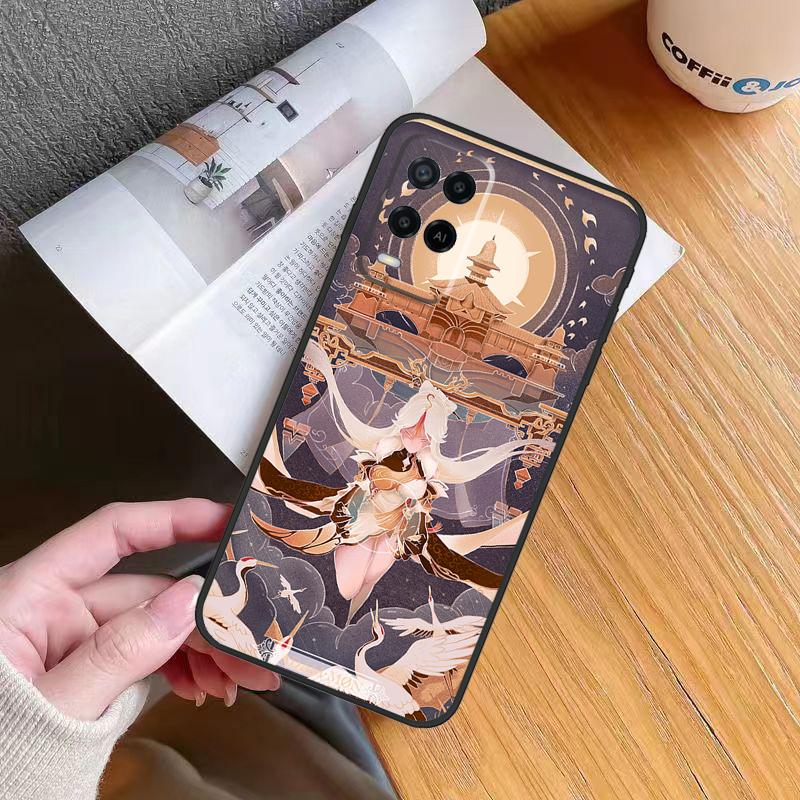 Чехол Ningguang Genshin Impact для Oppo A6 A5 Pro A57 A17 A78 A54 A74 A94 A76 A16 A96 A18 A40 A60 A80 A38 A58 A98 A15 OPPO A18 4G