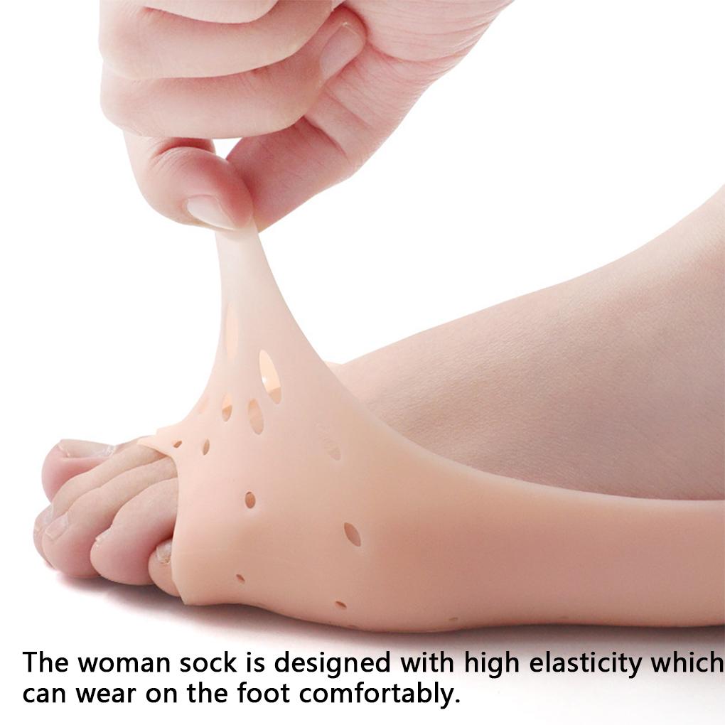 1 Pair Female Universal Summer Gel High Care Socks Protector Anti-skid Sock Accessory Breathable Reusable Heel Foot