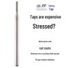 Tungsten Steel Fine Thread Tapping Tap for Watches & Mobile Phones - Sizes M1, M1.2, M1.4, M1.6, M2, M2.5
