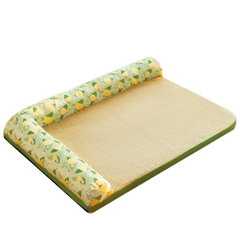 Pet House Summer L-shaped Enclosure Mat Kennel Cool Breathable Small and Medium-sized Dog Bed Cat Summer Cat Mat