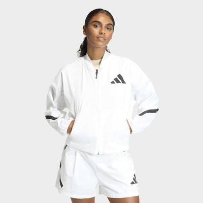 Feminino S Caimento Solto Z.n.e. Jaqueta Bomber Tecida