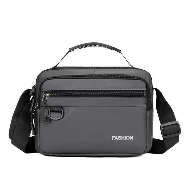 Business Handbag Men's Shoulder Bag Large Capacity Multi-Layer Crossbody Bag