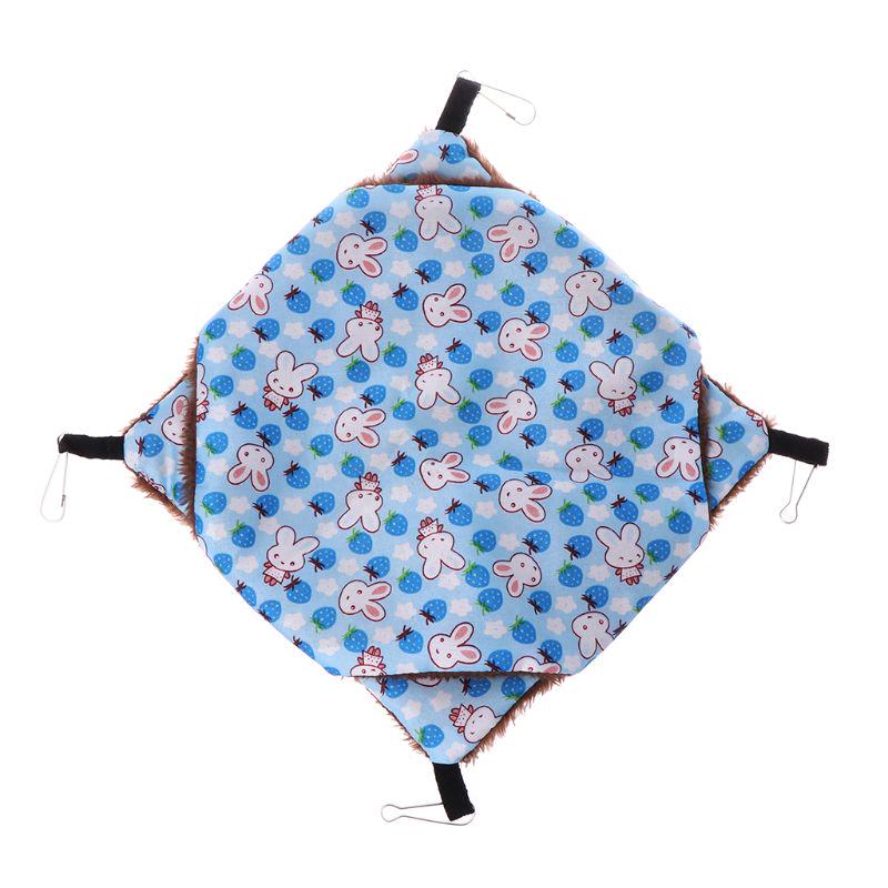 Warm Hamster Hammock Hanging Bed House Winter Double-layer Plush Cotton Nest