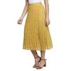 Floral Printed Pure Georgette Skirt Designer Casual Wear Ethnic Middi Skirt