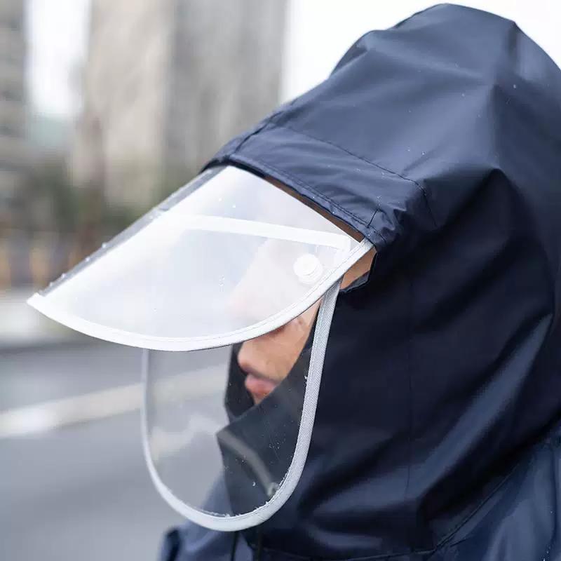 Mountain Bike Raincoat, Student Long-Style Full-Body Rain Poncho, Adult Unisex Oversized Raincoat with Backpack Space