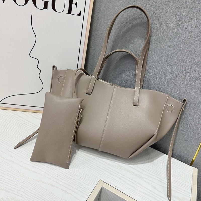 Polen Tragetasche Leder Achseltasche Modisch Ein Schulter Tragbar Große Kapazität Damen Knödelfabrik