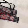 Enhanced Support Plus Size Lace Push-Up Bra In Black and Red - Sexy Women's Lingerie