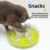 Cat Slow Feeder Puzzle Bowl Toy, Interactive Training Food Game For Boredom Relief, Combination Pet Supply For Indoor Cats