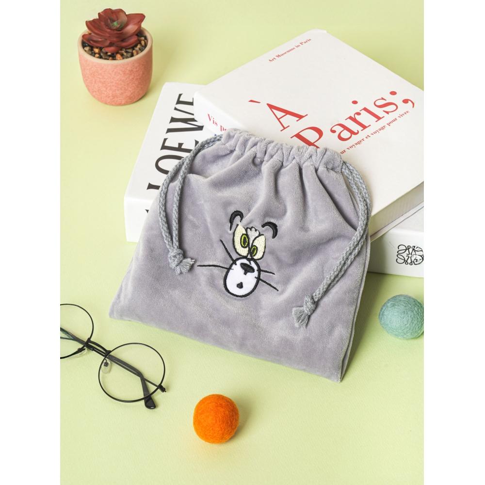 Daiso Tom And Jerry String Pouch Tom