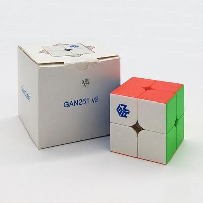2X2 GAN 251 v2 Ganz Gan Cube 22 Speed ​​Cube pro Rubikovy hráče 222/2X2X2 Gan 251 v2 Cube, oblíbené korejské puzzle