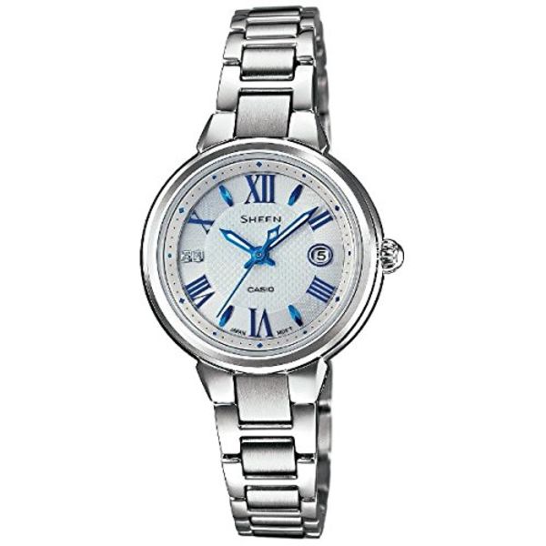 

Часы CASIO SHEEN на солнечных батареях SHE-4516SBY-7AJF Silver Lady s NEW из Японии