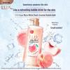 lux White Peach Scented Bubble Refreshing Shower Gel