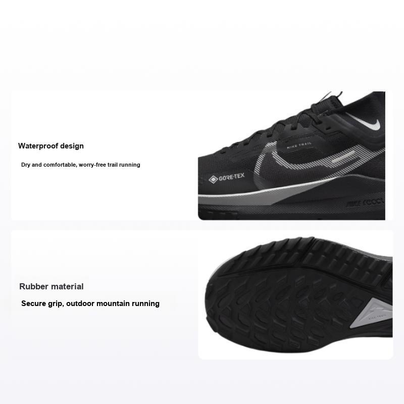 Nike React Pegasus Trail 4 GORE-TEX Black Reflect Silver Men Sneakers Wolf-Grey DJ7926-001
