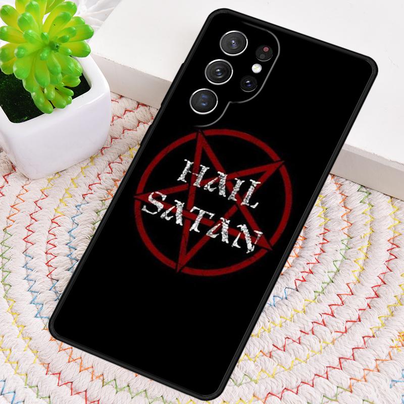 Pentagram 666 Demonic Silicone Phone Case For Samsung Galaxy Note 10 Pro S26 S25 S24 S23 S22 S21 Plus S25Ultra Capa Cover